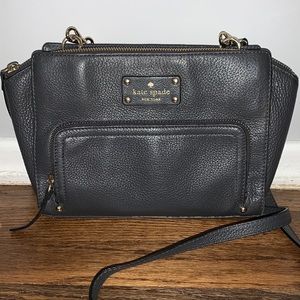 Kate Spade Baxter Street Gray Crossbody Bag